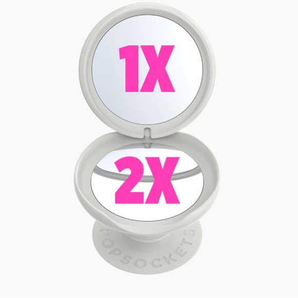 ❌SOLD❌ Popsockets PopMirror pink and white PopGrip BNWT - Picture 8 of 15